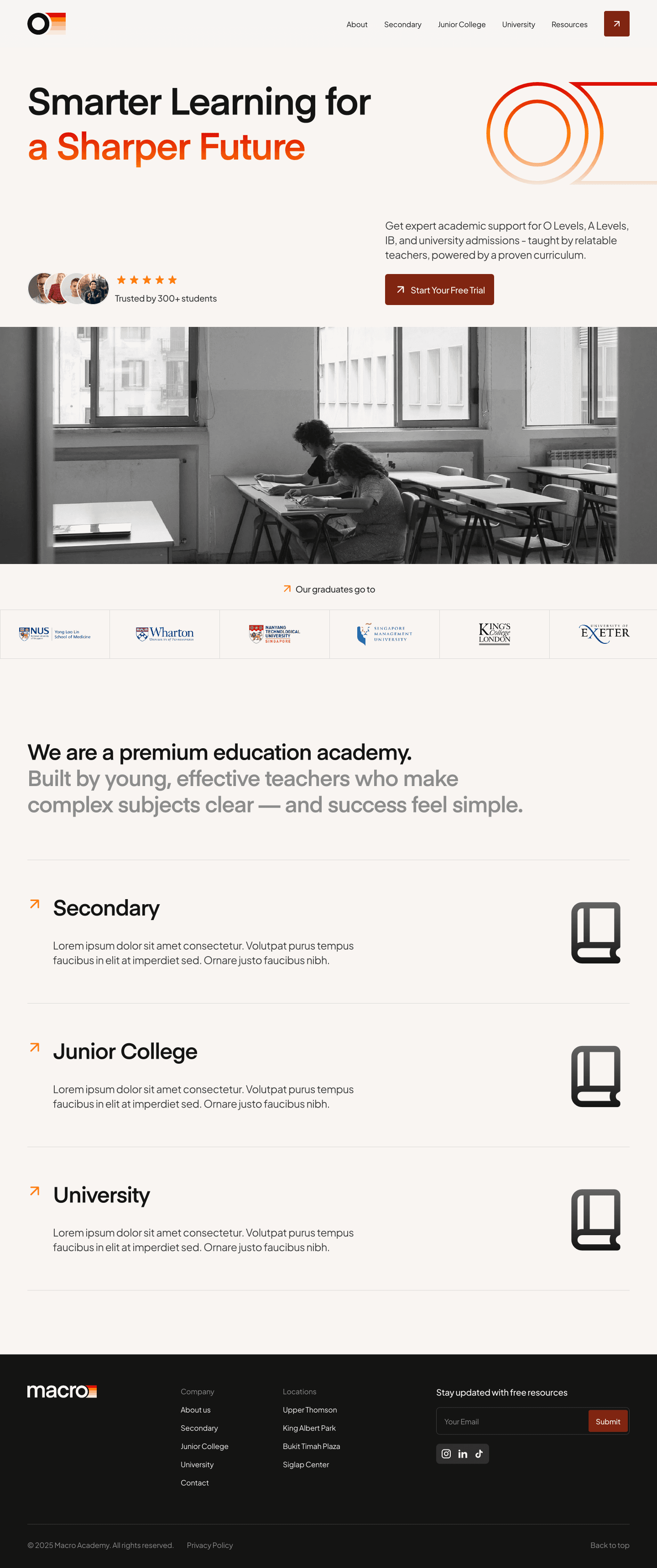 Cover thumbnail for the Macro Academy project.